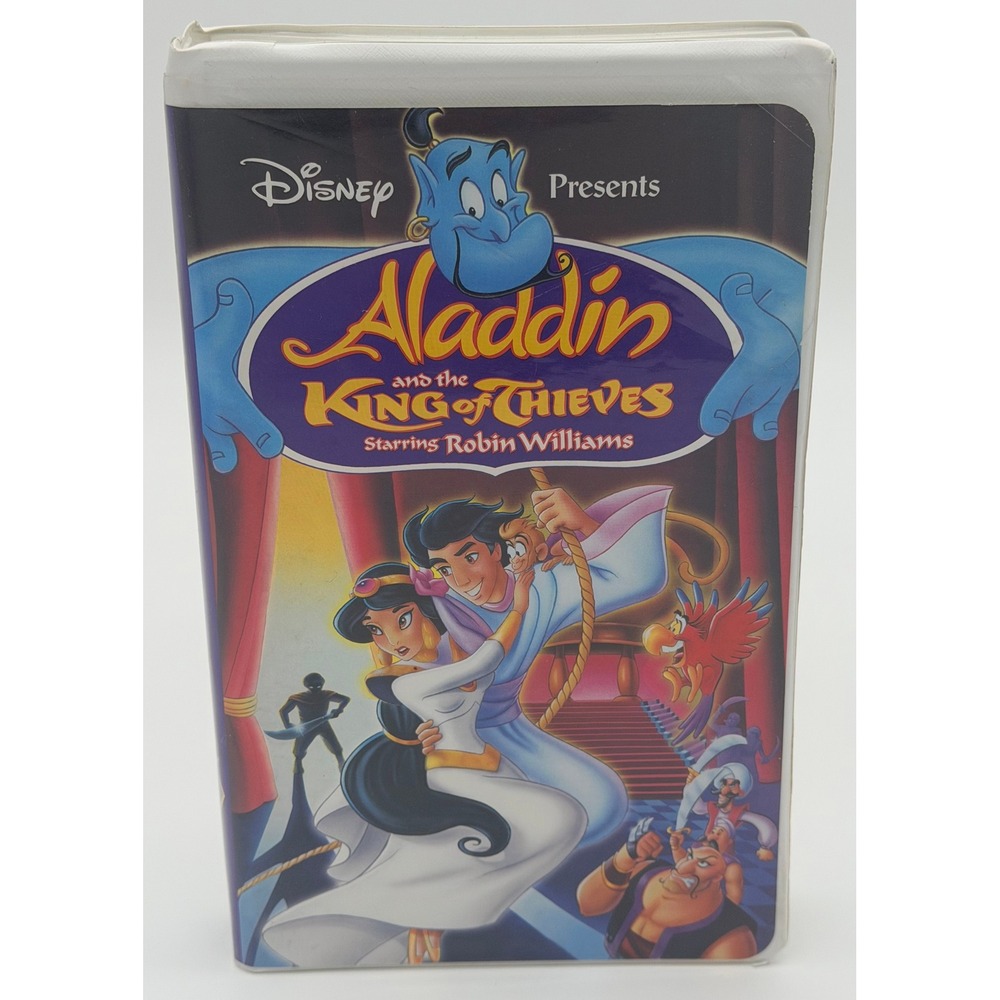 Aladdin and the King of Thieves 1996 VHS Walt Disney Clamshell Case